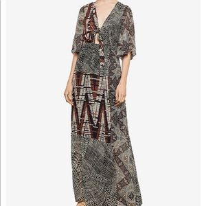 Patchwork Maxi Dress BCBG